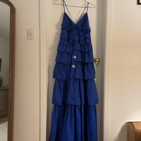 STAUD Riley Dress in Lapis - Picture 3 of 6